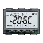 PERRY ELECTRIC - Modulo neutro termostato digitale da incasso 3V serie NEXT Soft Touch