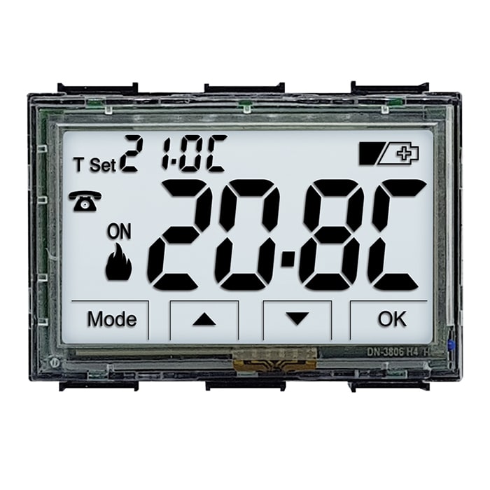 PERRY ELECTRIC - Modulo neutro termostato digitale da incasso 3V serie NEXT Touch Screen