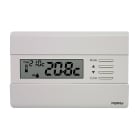 PERRY ELECTRIC - Termostato digitale 3V serie SLIM, colore bianco 1TPTE011B
