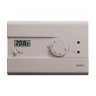 PERRY ELECTRIC - Termostato digitale 3V serie SLIMcon comando ON/OFF/RIDUZIONE NOTTURNA colore bianco