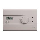 PERRY ELECTRIC - Termostato digitale 3V serie SLIM con comando EST/OFF/INV colore bianco