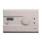 PERRY ELECTRIC - Termostato digitale 230V serie SLIM con comando ON/OFF/RIDUZIONE NOTTURNA colore bianco