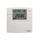 PERRY ELECTRIC - Termostato digitale 3V serie ZEFIRO 80 x 80 colore bianco