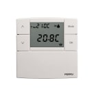 PERRY ELECTRIC - Termostato digitale 230V serie ZEFIRO 80x80 colore bianco
