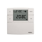 PERRY ELECTRIC - Termostato digitale 230V serie ZEFIRO 80x80 colore bianco