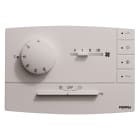 PERRY ELECTRIC - Termostato elettronico per Fan-Coil serie ZEFIRO con comando EST/OFF/INV colore bianco