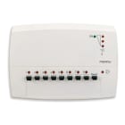 PERRY ELECTRIC - Ricevitore radio da parete 8 zone + 1 uscita pompa di circolazione colore bianco 1TXRX0801/P