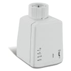 PERRY ELECTRIC - Valvola elettronica per termosifoni con ricetrasmettitore radio 868.35MHz colore bianco