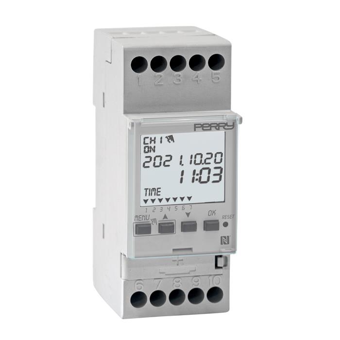 PERRY ELECTRIC - INT.OR.SETT. 2 DIN 1 RELE' NFC