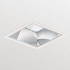 PHILIPS LIGHTING - LuxSpace square recessed 16.4W 200x200mm 2200lm 3000K UGR19 Riflettore speculare C IP20 DN572B LED20S/830 PSU-E C WH