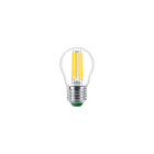 PHILIPS LIGHTING - Candele e lampadine sferiche LED MASTER UltraEfficient MAS LEDLUSTERND2.3-40W E27 840 P45CL GUE - Consumo energetico: 2.3 W - Classe di efficienza energetica: A.