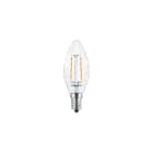 PHILIPS LIGHTING - Lampadine a oliva e sferiche LED CorePro in vetro G - Consumo energetico: 2 W - Classe di efficienza energetica: E COREPRO LEDCANDLEND2-25W ST35 E14 827CLG LED-lamp/Multi-LED.
