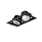 PHILIPS LIGHTING - GreenSpace Accent Gridlight Gen2, 2 spots (*flux value for 1 spot only), 62 W, C/O 154x304 mm, 4000 lm, 3000 K, IP20 GD352B 39S/830 WIA-E MB BK.