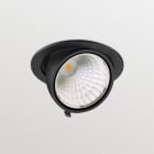 PHILIPS LIGHTING - GreenSpace Accent, elbow, 29 W, D175 mm, 2800 lm, Rosé, 2200 K, Fascio largo, Nero, IP20 RS342B 27S/ROSE PSU-E WB CP BK.