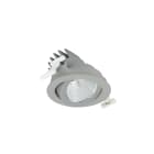 PHILIPS LIGHTING - LuxSpace Accent Compact Adjustable, 31.5 W, D125 mm, 3900 lm, 2700 K, Fascio largo, Riflettore PerfectAccent, Argento, IP20 RS771B 39S/827 PSU-E WB SI