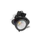 PHILIPS LIGHTING - LuxSpace Accent Compact 23W D125mm 2800lm 3000K CRI90 Fascio largo Riflettore PerfectAccent Nero IP20 RS772B 27S/930 PSU-E WB BK