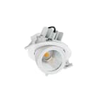 PHILIPS LIGHTING - LuxSpace Accent Compact versione a gomito, 31 W, D125 mm, 3850 lm, 3000 K, CRI90, Riflettore in metallo ad alta riflessione ovale RS772B 39S/930 PSU-E HOVL-H WH.