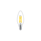 PHILIPS LIGHTING - Lampadine a oliva e sferiche LED MASTER in vetro - Consumo energetico: 5.9 W - Classe di efficienza energetica: D' MAS LEDCANDLEDT5.9-60W E14 927 B35 CL G LED-lamp/Multi-LED MLCAN60927E14