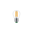 PHILIPS LIGHTING - Candele e lampadine sferiche LED MASTER UltraEfficient MAS LEDLUSTERND2.3-40W E27 827 P45CL GUE - Consumo energetico: 2.3 W - Classe di efficienza energetica: A. MLLUS40827AG2