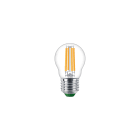 PHILIPS LIGHTING - Candele e lampadine sferiche LED MASTER UltraEfficient MAS LEDLUSTERND2.3-40W E27 827 P45CL GUE - Consumo energetico: 2.3 W - Classe di efficienza energetica: A.