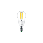 PHILIPS LIGHTING - Candele e lampadine sferiche LED MASTER UltraEfficient MAS LEDLUSTERND2.3-40W E14 840 P45CL GUE - Consumo energetico: 2.3 W - Classe di efficienza energetica: A.