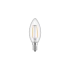 PHILIPS LIGHTING - Lampadine a oliva e sferiche LED CorePro in vetro G - Consumo energetico: 2 W - Classe di efficienza energetica: E - COREPRO LEDCANDLEND 2-25W E14B35 827CL G. PHILEDCAN25G2