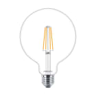 PHILIPS LIGHTING - Lampadine LED in vetro MASTER Value - LED-lamp/Multi-LED - Consumo energetico: 5.9 W - Classe di efficienza energetica: D - Temperatura del colore MAS VLE LEDBULB D5.9-60W E27 927 G120CLG. PHILEDGL60DG3