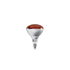 PHILIPS LIGHTING - Lampade infrarossi industriali IR 150W E27 230-250V rosse 1CT/10 - Consumo energetico 150W.