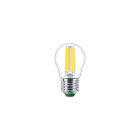 PHILIPS LIGHTING - Candele e lampadine sferiche LED MASTER UltraEfficient MAS LEDLUSTERND2.3-40W E27 840 P45CL GUE - Consumo energetico: 2.3 W - Classe di efficienza energetica: A.
