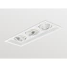 PHILIPS LIGHTING - Storeflux Gen3 Rim, Gridlight, Triple Spot Head, 60W, 8100lm, 3000K, Fascio Largo, Bianco, IP20.
