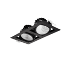 PHILIPS LIGHTING - GreenSpace Accent Gridlight Gen2, 2 spot, 60 W, C/O 154x304 mm, 8200 lm, 3000 K, Interact Ready, IP20, GD352B 39S/830 WIA-E MB BK.