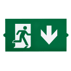 PHILIPS LIGHTING - EM155Z Slim WL Exit Sign Legend Down | IP00, Nessuna protezione, IK00.