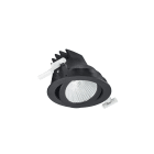 PHILIPS LIGHTING - LuxSpace Accent Compact, 19.8W, D125mm, 2600lm, 3000K, CRI90, Fascio largo, Riflettore PerfectAccent, Nero, IP20, RS771B 27S/930 PSU-E WB BK.