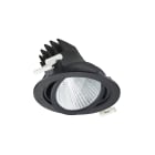 PHILIPS LIGHTING - RS781B 39S/930 PSU-E WB BK LuxSpace Accent Performance 31W D155mm 3900lm 3000K CRI90 Fascio largo Riflettore PerfectAccent Nero IP20.