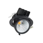 PHILIPS LIGHTING - LuxSpace Accent Performance a gomito, 31W, D155mm, 3900lm, 3000K, CRI90, Fascio largo, Riflettore PerfectAccent, Nero, IP20. RS782B 39S/930 PSU-E WB BK.