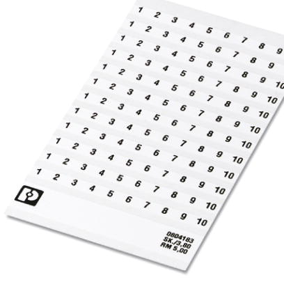 PHOENIX CONTACT - SK 5/3,8: L1-N,PE SIGLATURA ADESIVA