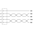 PHOENIX CONTACT - SAC-5P- 7,5-920/M12FS OD CAVO SENS/ATT