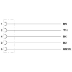 PHOENIX CONTACT - SAC-5P-10,0-PVC/M12FS SH CAVO SENS/ATT