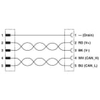 PHOENIX CONTACT - SAC-5P-M12MSB/ 4,0-920/M12FSB CAVO SENSO