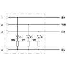 PHOENIX CONTACT - SAC-4P-M12MR/1,5-PUR/M12FS-3L CAVO SENS/