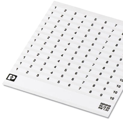 PHOENIX CONTACT - SK 7,62/3,8:FORTL.ZAHLEN SIGLATURA 0804549