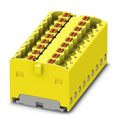 PHOENIX CONTACT - PTFIX 18X1,5-G YE MORSETTO DISTRIBUZIONE
