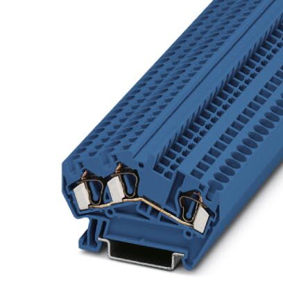 PHOENIX CONTACT - STS 4-TWIN/L BU MORSETTO DIN MOLLA INCLI