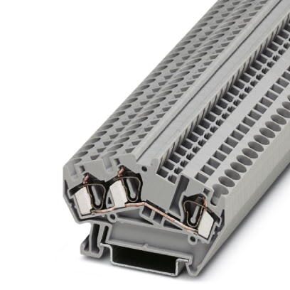 PHOENIX CONTACT - STS 4-TWIN/L MORSETTO DIN MOLLA INCLIN.