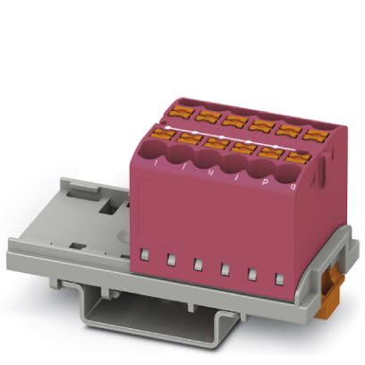 PHOENIX CONTACT - PTFIX 12X2,5-NS35 PK MORS. DI DISTRIBUZI