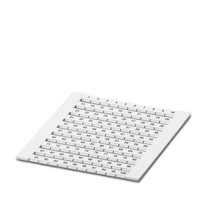 PHOENIX CONTACT - ZBFM 6/WH,LGS:1-100 SIGLA MORSETTI 0800284