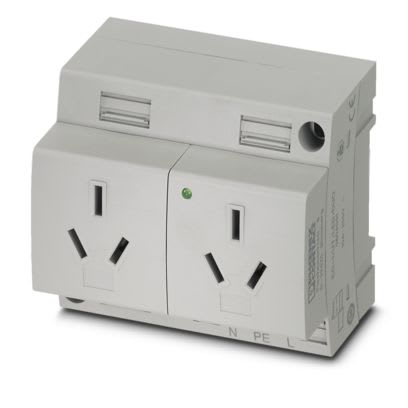 PHOENIX CONTACT - EO-I/UT/LED/DUO/GN PRESA DOPPIA