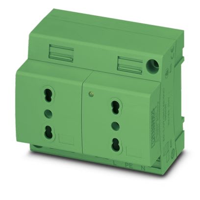 PHOENIX CONTACT - EO-L/UT/SH/LED/DUO/GN PRESA DOPPIA