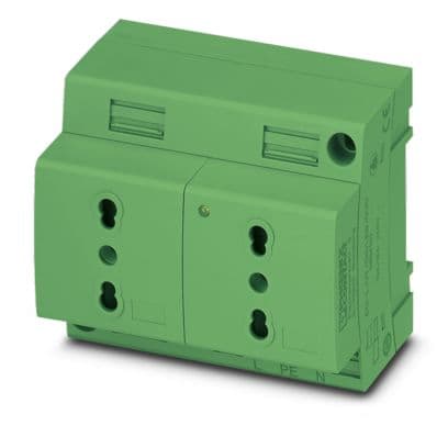 PHOENIX CONTACT - EO-L/UT/SH/LED/DUO/GN PRESA DOPPIA
