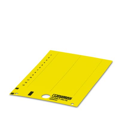 PHOENIX CONTACT - US-EMLP (40X10) YE TARGHETTA IN PLASTICA 0830342